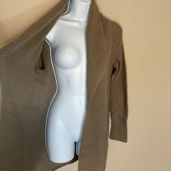 NWT Vince Collared Open Front Sweater Cardigan Alpaca Cashmere Wool Size Small - Picture 6 of 16